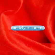 Ткань мех вельбо (красный)
